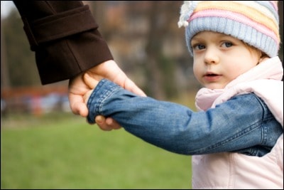 Child Holding Hand