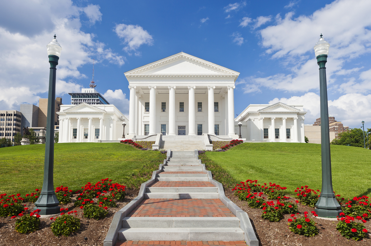 Virginia State Capitol in Richmond, where the General Assembly passed HB303